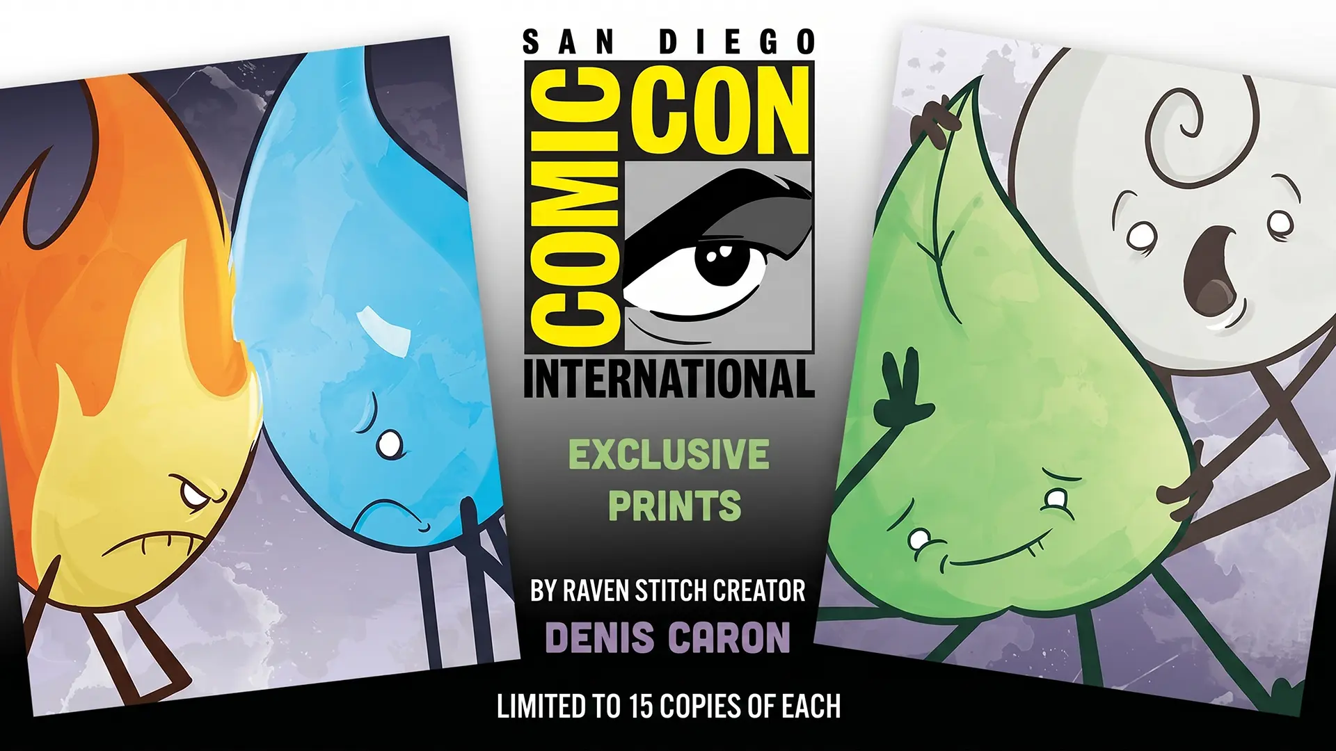 Our First San Diego Comic-Con Exclusive Prints by Denis Caron
